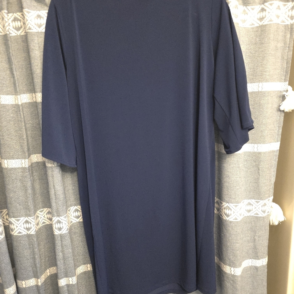 MICHAEL KORS Navy Blue Dress Size XLARGE - Picture 4 of 4